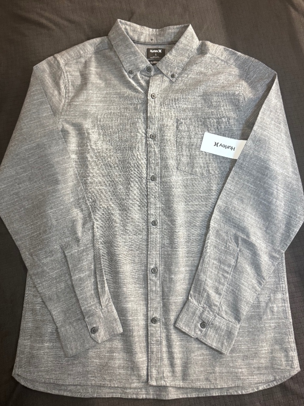 Hurley Men’s OAO 2.0 Long Sleeve Casual Button-Down Shirt